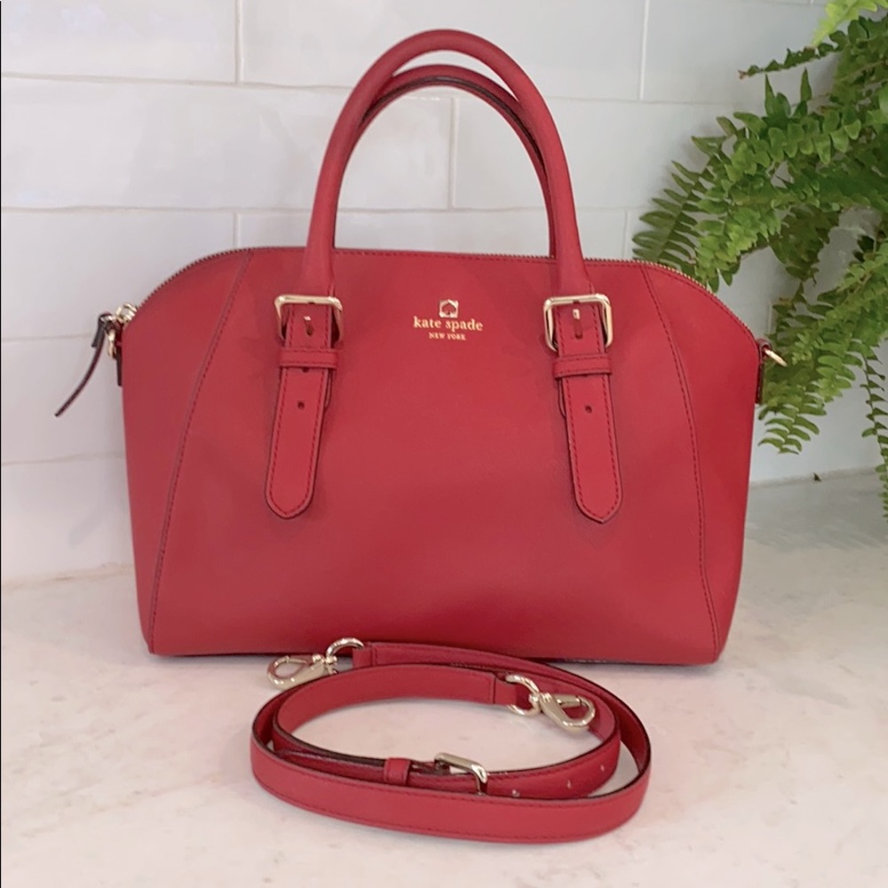 Stunning red ♠️ kate spade handbag